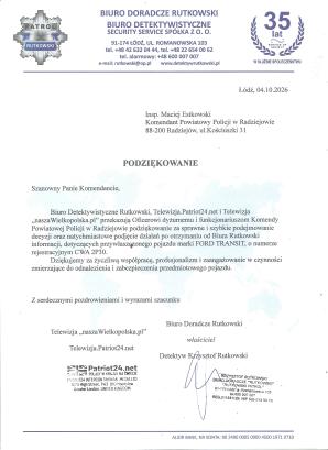 Kolejny sukces Biura Rutkowski! Samochód odnaleziony w 24 godziny. Właścicielka nie kryła szczęścia