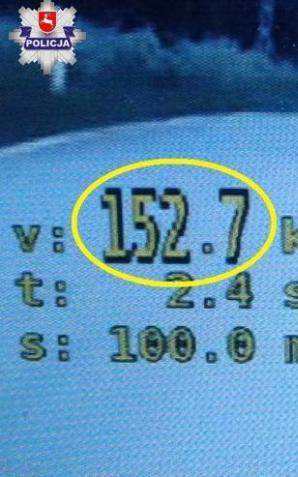 Pędził ponad 150 km/h w zabudowanym, bo spieszył się do syna. Stracił prawo jazdy