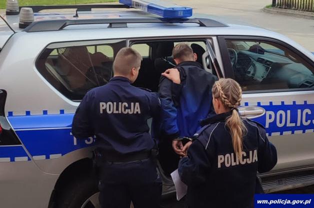 Potrącił 13-latka, potem mu groził, potem uciekł, potem go złapali, potem się zaczęło