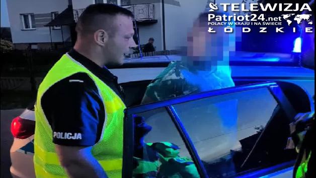 Kompletnie pijany uciekał, wioząc trzyletnią córkę